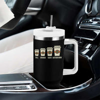 Funny Autism Mom Tumbler With Handle Coffee Support Autistic