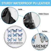 Autism Awareness Blue Butterflies Spare Tire Cover Accept Love Understand