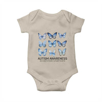 Autism Awareness Blue Butterflies Baby Onesie Accept Love Understand
