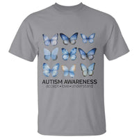Autism Awareness Blue Butterflies T Shirt Accept Love Understand