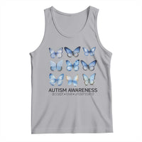 Autism Awareness Blue Butterflies Tank Top Accept Love Understand