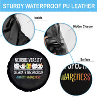 Cute Cats Autism Embrace Spare Tire Cover Neurodiversity Celebrate The Spectrum