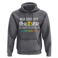 Cute Cats Autism Embrace Hoodie Neurodiversity Celebrate The Spectrum