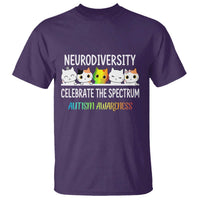 Cute Cats Autism Embrace T Shirt Neurodiversity Celebrate The Spectrum