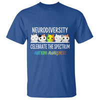 Cute Cats Autism Embrace T Shirt Neurodiversity Celebrate The Spectrum