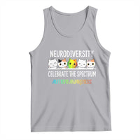Cute Cats Autism Embrace Tank Top Neurodiversity Celebrate The Spectrum