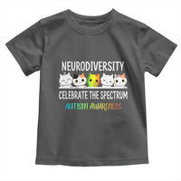 Cute Cats Autism Embrace Toddler T Shirt Neurodiversity Celebrate The Spectrum