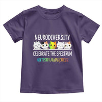 Cute Cats Autism Embrace Toddler T Shirt Neurodiversity Celebrate The Spectrum