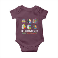 Embrace Neurodiversity Baby Onesie We All Think Differently