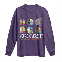 Embrace Neurodiversity Long Sleeve Shirt We All Think Differently