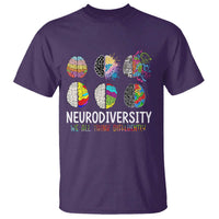 Embrace Neurodiversity T Shirt We All Think Differently