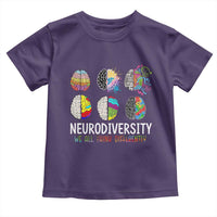Embrace Neurodiversity Toddler T Shirt We All Think Differently