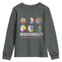Embrace Neurodiversity Youth Sweatshirt We All Think Differently