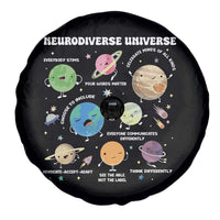 Neurodiverse Universe Spare Tire Cover Autism Awareness ASD ADHD Neurodiversity Sped Teacher