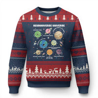 Neurodiverse Universe Ugly Christmas Sweater Autism Awareness ASD ADHD Neurodiversity Sped Teacher - Wonder Print Shop