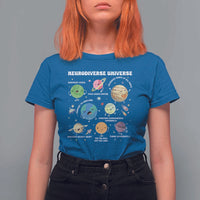 Neurodiverse Universe T Shirt For Women Autism Awareness ASD ADHD Neurodiversity Sped Teacher