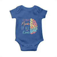 Embrace Neurodiversity Baby Onesie Celebrate Minds of All Kinds Teacher ASD