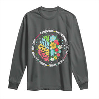 Embrace Neurodiversity Long Sleeve Shirt Neurodiverse Brain Autism Awareness ADHD Autistic