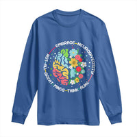 Embrace Neurodiversity Long Sleeve Shirt Neurodiverse Brain Autism Awareness ADHD Autistic
