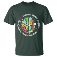 Embrace Neurodiversity T Shirt Neurodiverse Brain Autism Awareness ADHD Autistic
