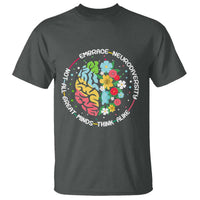Embrace Neurodiversity T Shirt Neurodiverse Brain Autism Awareness ADHD Autistic