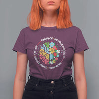 Embrace Neurodiversity T Shirt For Women Neurodiverse Brain Autism Awareness ADHD Autistic