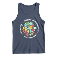 Embrace Neurodiversity Tank Top Neurodiverse Brain Autism Awareness ADHD Autistic