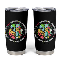 Embrace Neurodiversity Tumbler Cup Neurodiverse Brain Autism Awareness ADHD Autistic