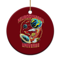 Neurodiverse Universe Ceramic Ornament Neurodiversity Embrace ADHD Autism ASD - Wonder Print Shop