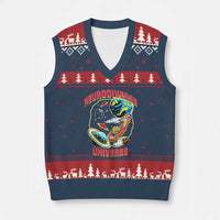 Neurodiverse Universe V-Neck Knit Sweater Vest Neurodiversity Embrace ADHD Autism ASD - Wonder Print Shop