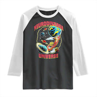 Neurodiverse Universe Raglan Shirt Neurodiversity Embrace ADHD Autism ASD