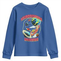 Neurodiverse Universe Youth Sweatshirt Neurodiversity Embrace ADHD Autism ASD