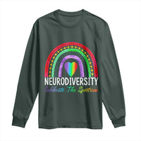 Neurodiversity Long Sleeve Shirt Autism Spectrum ASD ADHD Rainbow Boho