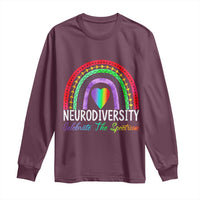Neurodiversity Long Sleeve Shirt Autism Spectrum ASD ADHD Rainbow Boho