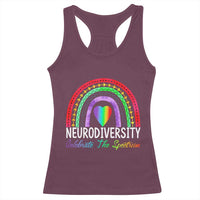 Neurodiversity Racerback Tank Top Autism Spectrum ASD ADHD Rainbow Boho