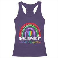 Neurodiversity Racerback Tank Top Autism Spectrum ASD ADHD Rainbow Boho