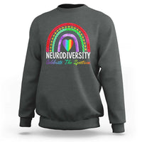 Neurodiversity Sweatshirt Autism Spectrum ASD ADHD Rainbow Boho