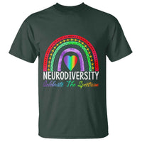 Neurodiversity T Shirt Autism Spectrum ASD ADHD Rainbow Boho
