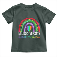 Neurodiversity Toddler T Shirt Autism Spectrum ASD ADHD Rainbow Boho