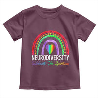 Neurodiversity Toddler T Shirt Autism Spectrum ASD ADHD Rainbow Boho
