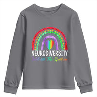 Neurodiversity Youth Sweatshirt Autism Spectrum ASD ADHD Rainbow Boho