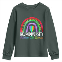 Neurodiversity Youth Sweatshirt Autism Spectrum ASD ADHD Rainbow Boho