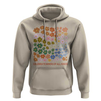 Neurodiversity Boho Floral Hoodie Celebrate Minds of All Kinds Autism ADHD ASD
