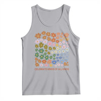 Neurodiversity Boho Floral Tank Top Celebrate Minds of All Kinds Autism ADHD ASD