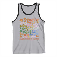 Neurodiversity Boho Floral Tank Top Celebrate Minds of All Kinds Autism ADHD ASD
