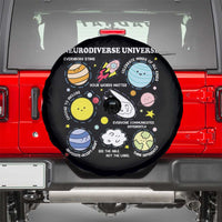 Neurodiverse Universe Spare Tire Cover Autism Awareness ADHD ASD Neurodiversity