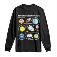 Neurodiverse Universe Long Sleeve Shirt Autism Awareness ADHD ASD Neurodiversity