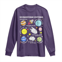 Neurodiverse Universe Long Sleeve Shirt Autism Awareness ADHD ASD Neurodiversity