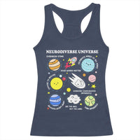 Neurodiverse Universe Racerback Tank Top Autism Awareness ADHD ASD Neurodiversity
