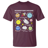 Neurodiverse Universe T Shirt Autism Awareness ADHD ASD Neurodiversity